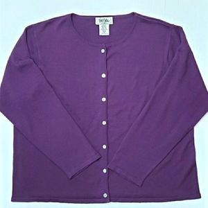 Bob Mackie Wool Blend Cardigan Sweater
